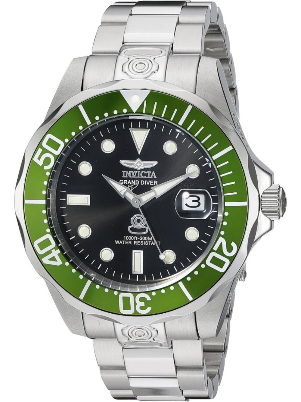 Stainless Steel Pro Diver Automatic Watch for Men - Water Resistant, Stylish